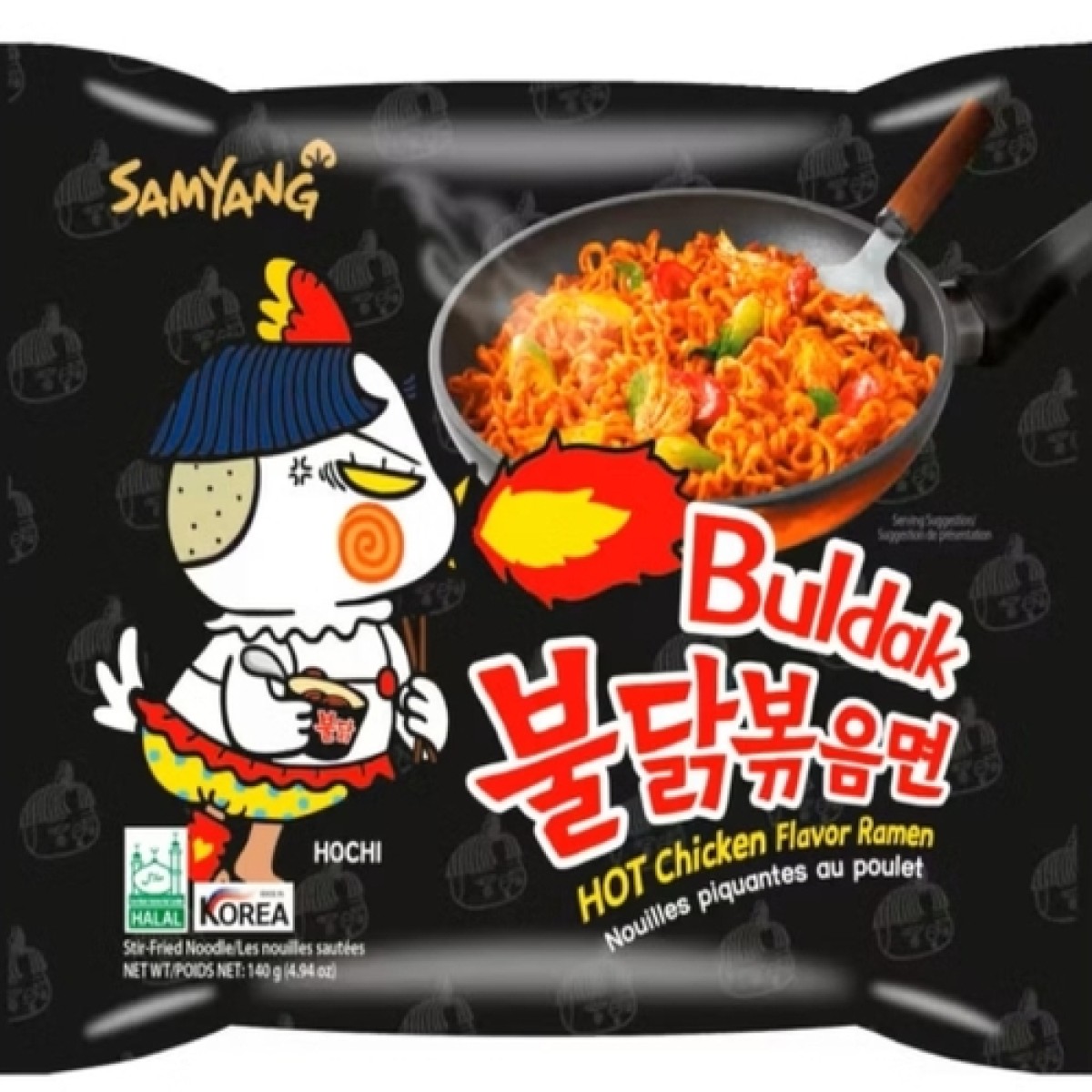 Buldak hot chicken 5x145gr